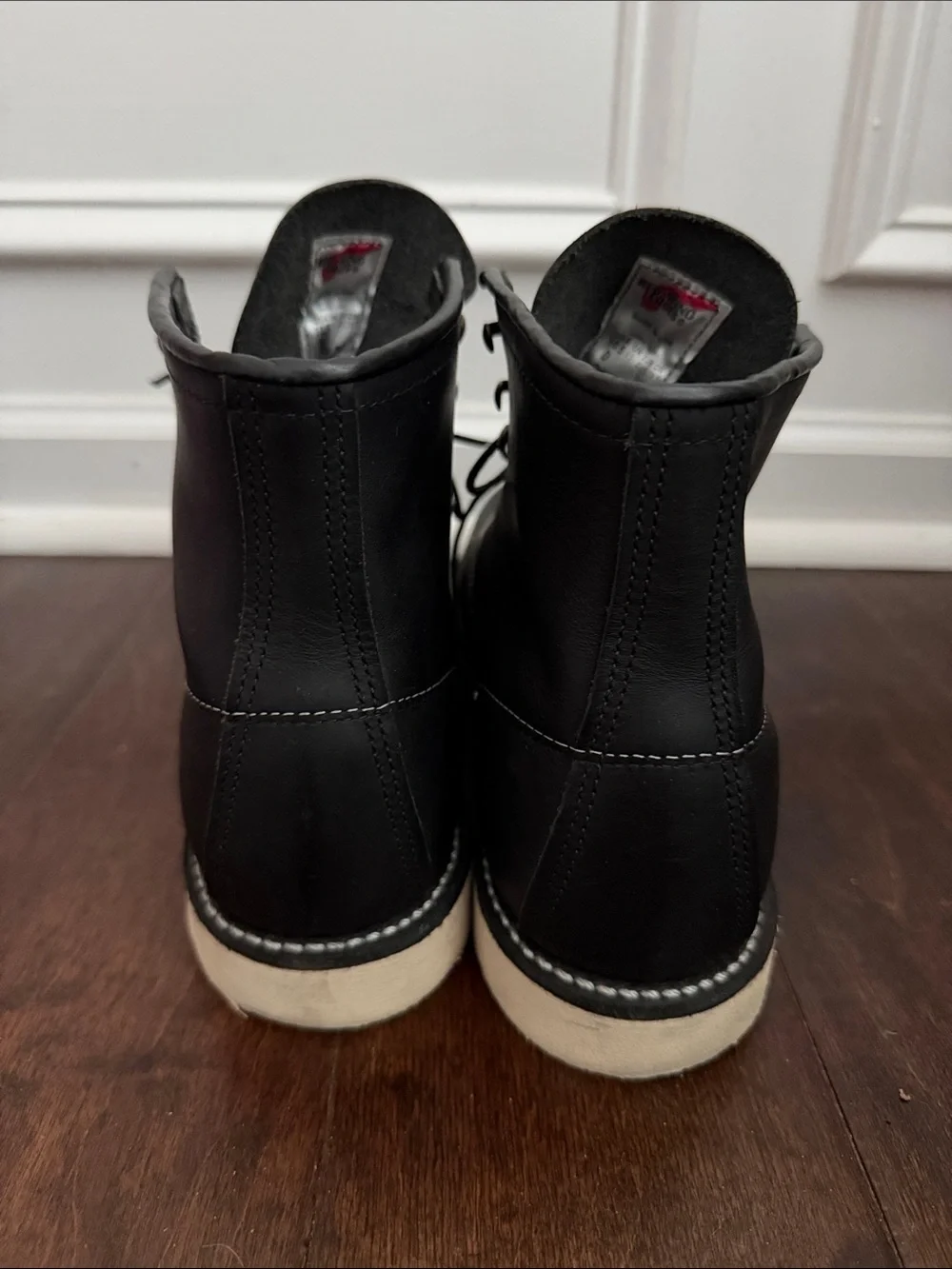 Red Wing 2951 Heritage Work Rover Boot Black Harness Men's Size 10.5 Made In US